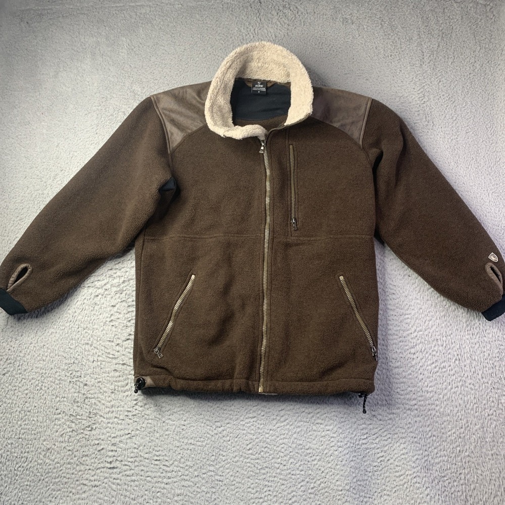 KUHL Alpenwurx Fleece Jacket Men's Dark Earth Brown - Size Small - Picture 11 of 16